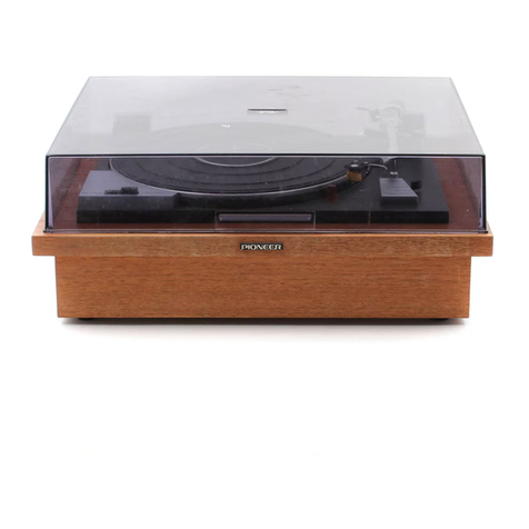 Pioneer PL-50 operating instructions