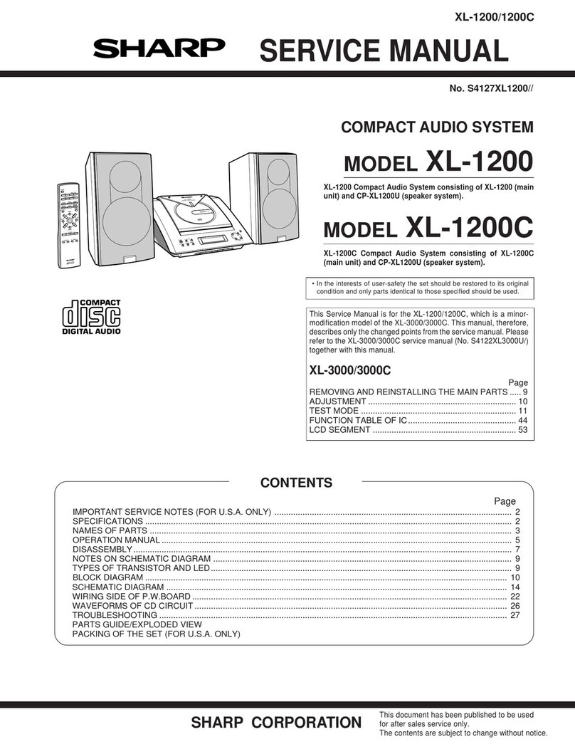 Sharp XL-1200 User manual Sharp XL-1200 User manual