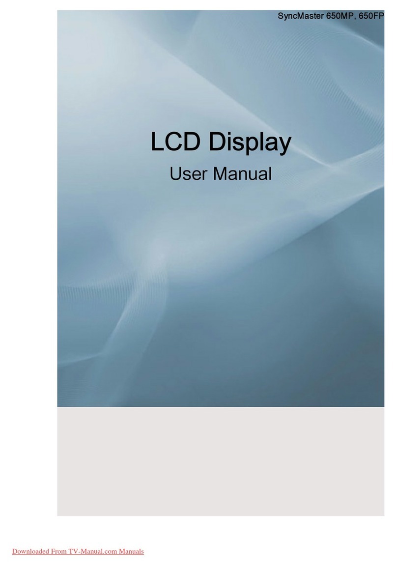 Samsung SyncMaster 650MP User manual