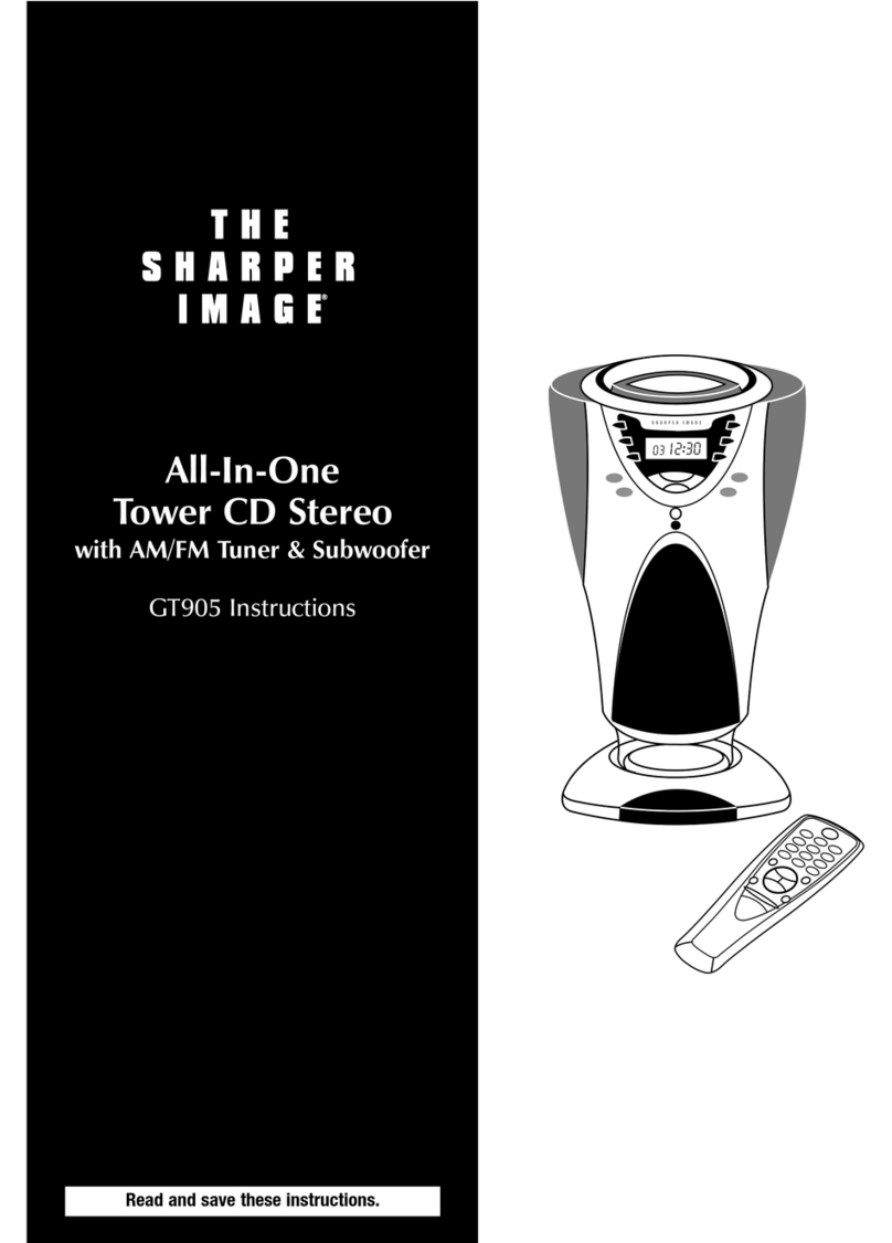 Sharper Image GT905 User manual