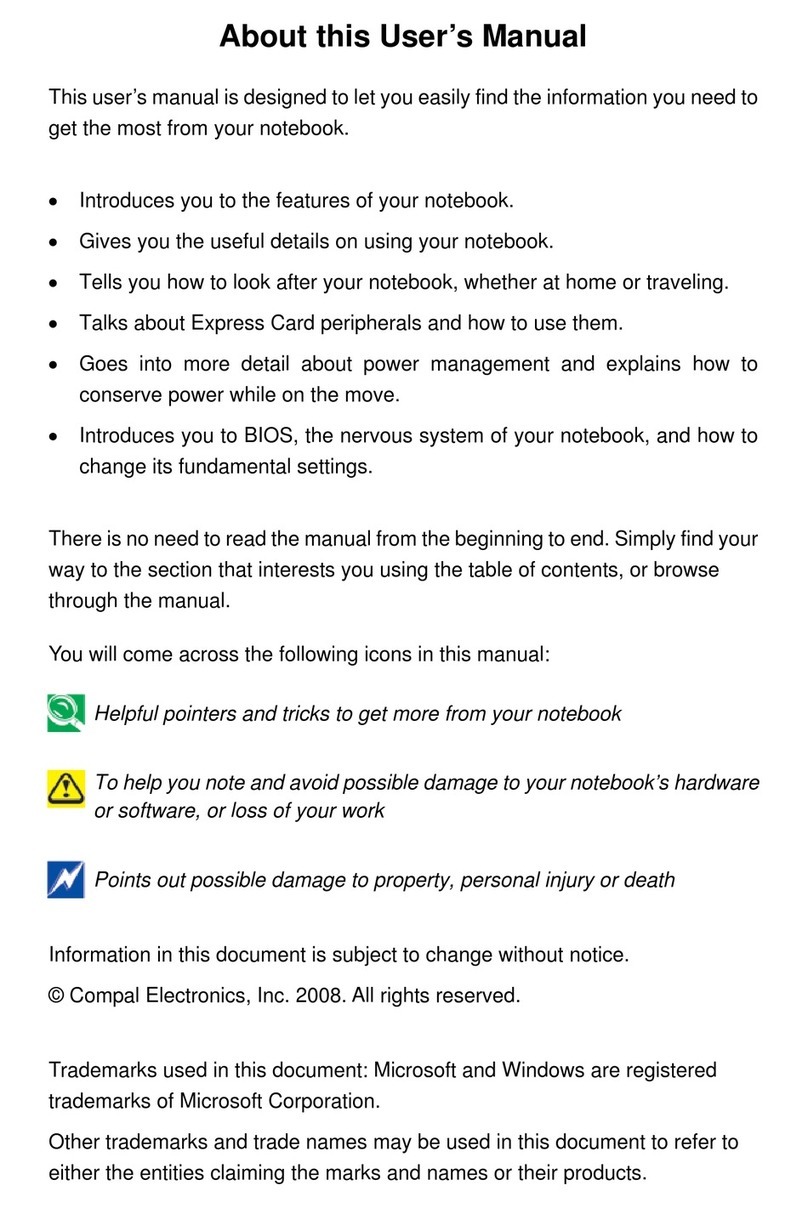 Compal Notebook User manual