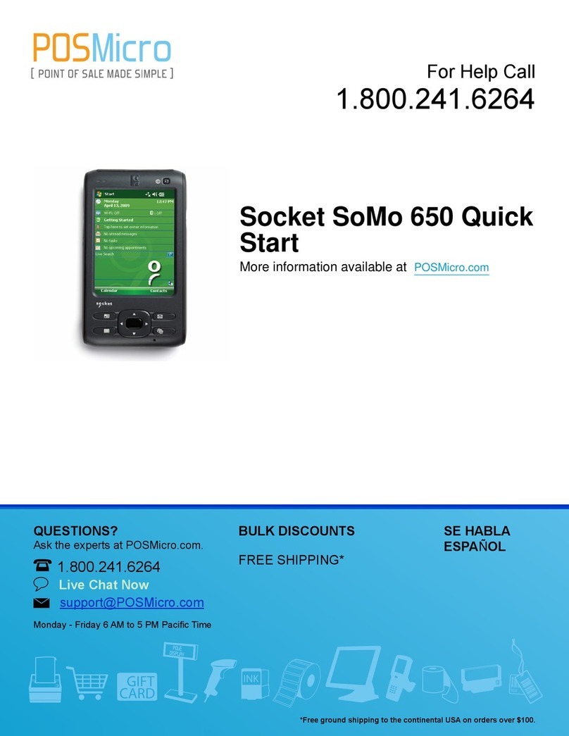 POSMicro SoMo 650 quick start guide