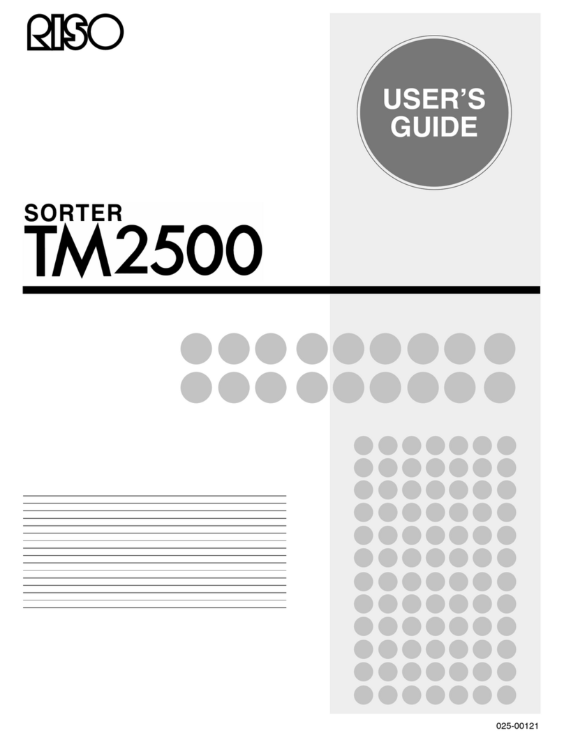 Riso TM2500 user guide
