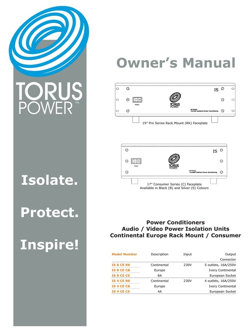 Torus Power IS 4 CE RK User manual