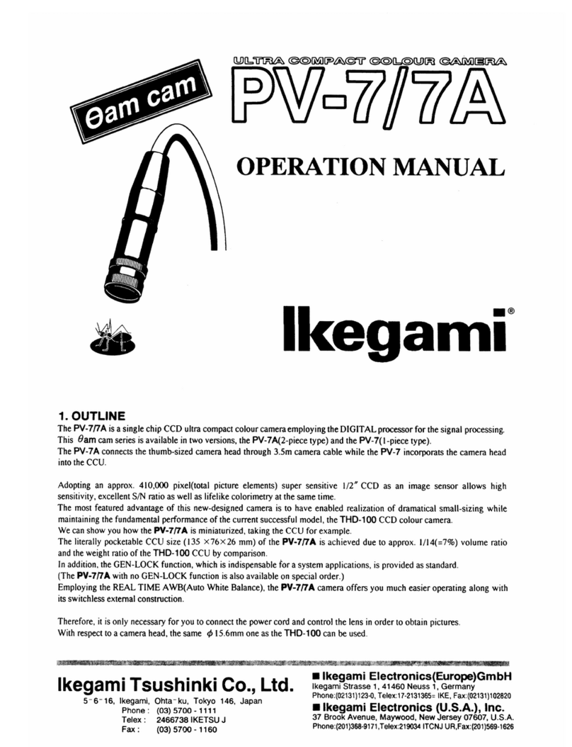 Ikegami pv-7 User manual