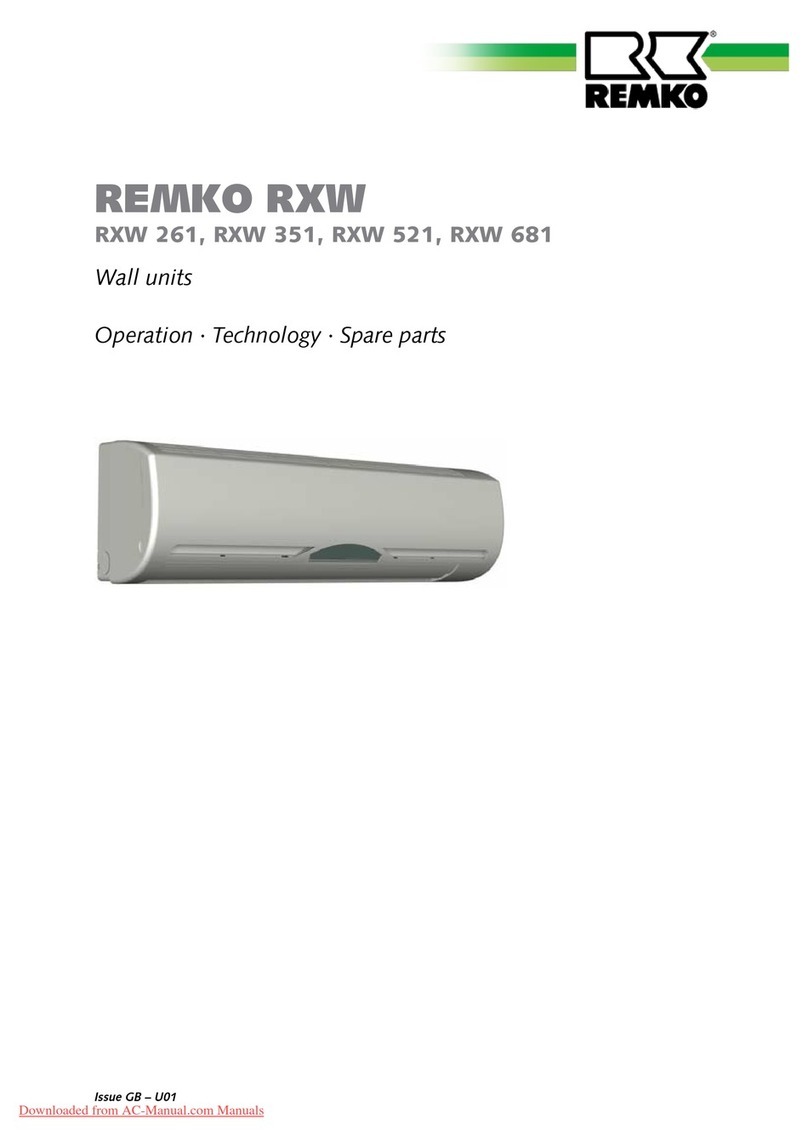 REMKO RXW 681 User manual