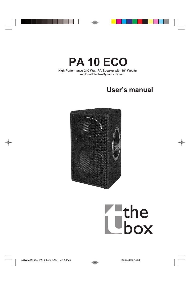 The box PA 10 ECO user manual