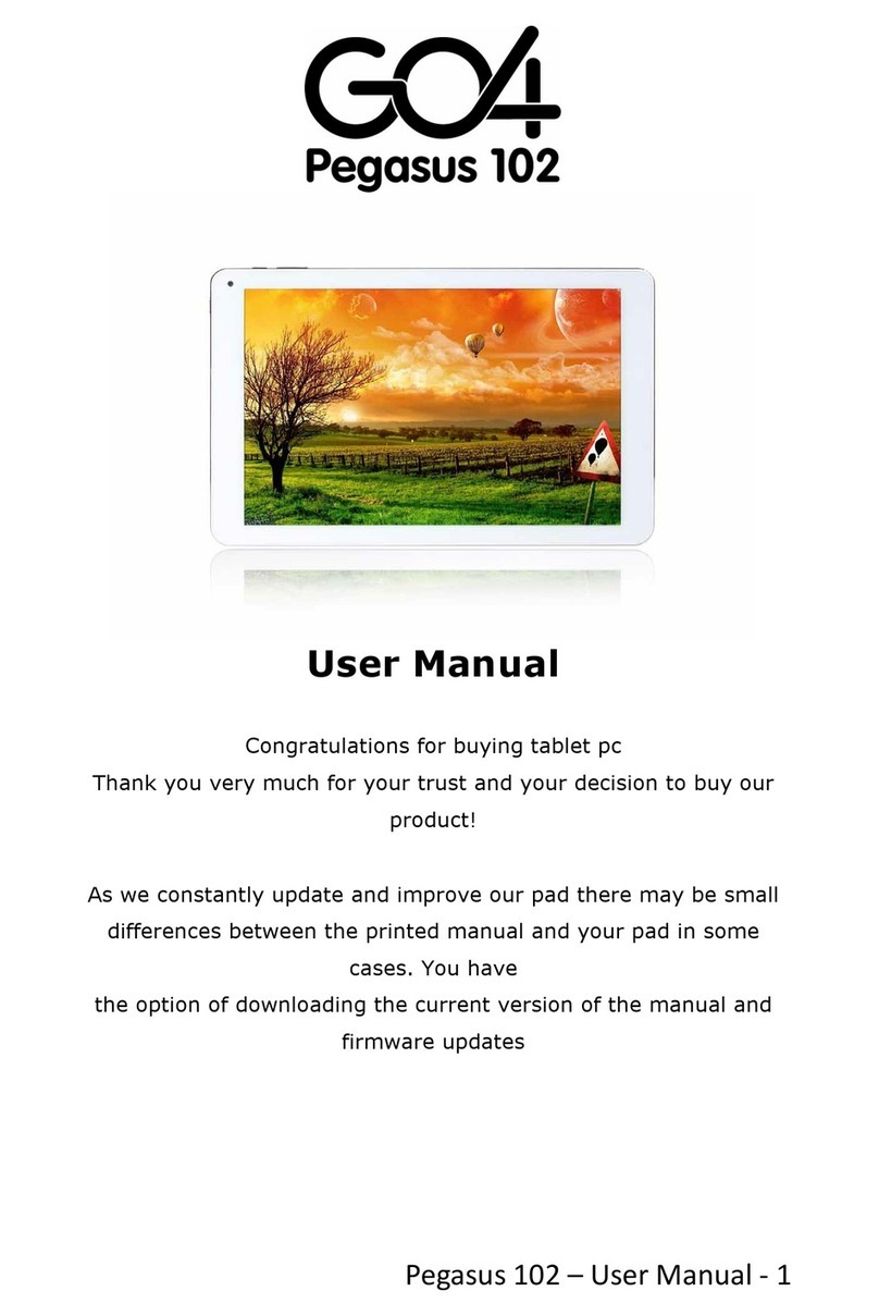 GO4 Pegasus 102 user manual