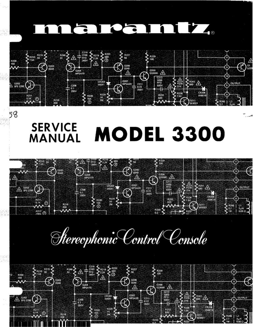 Marantz 3300 Service manual