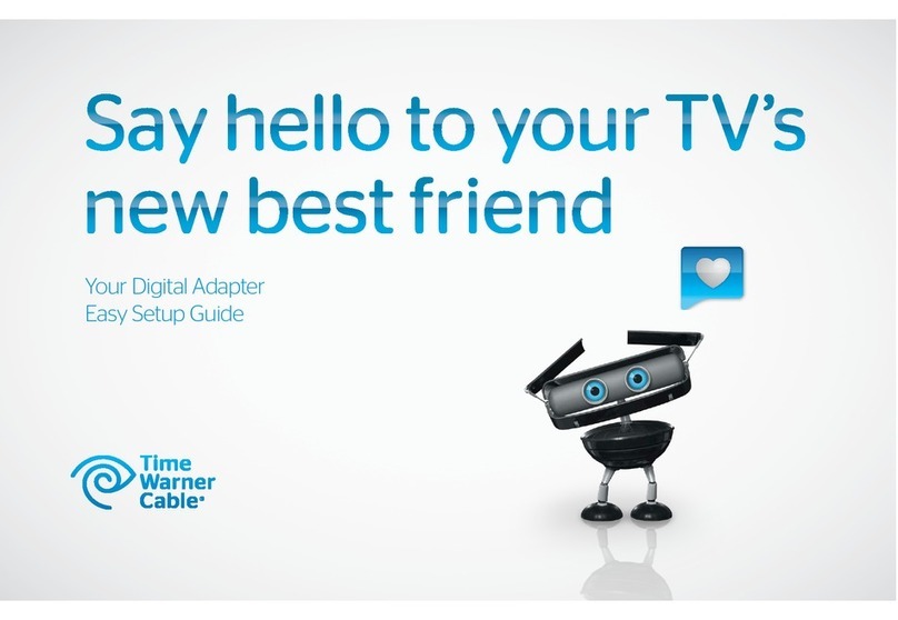 Time Warner Cable Digital Adapter Easy setup guide