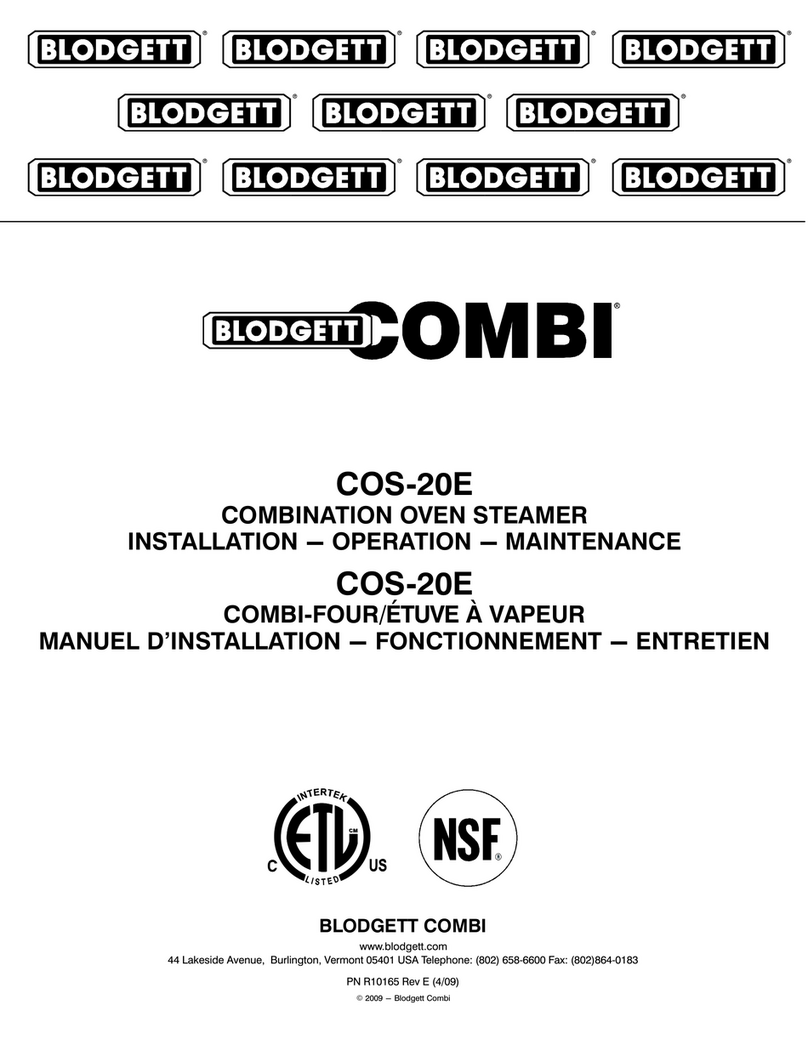 Blodgett COS-20E Manual