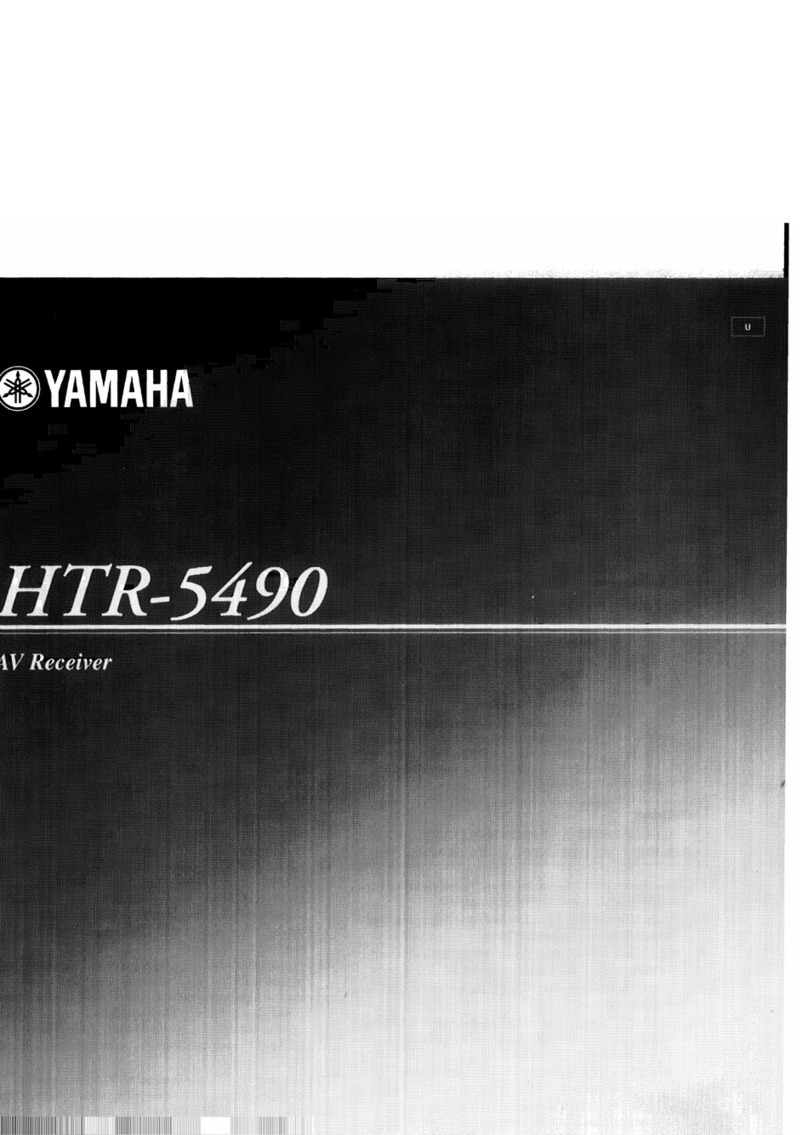 Yamaha HTR-5490 owner's manual
