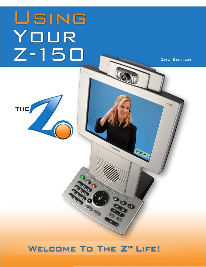 TANDBERG Z-150 user manual
