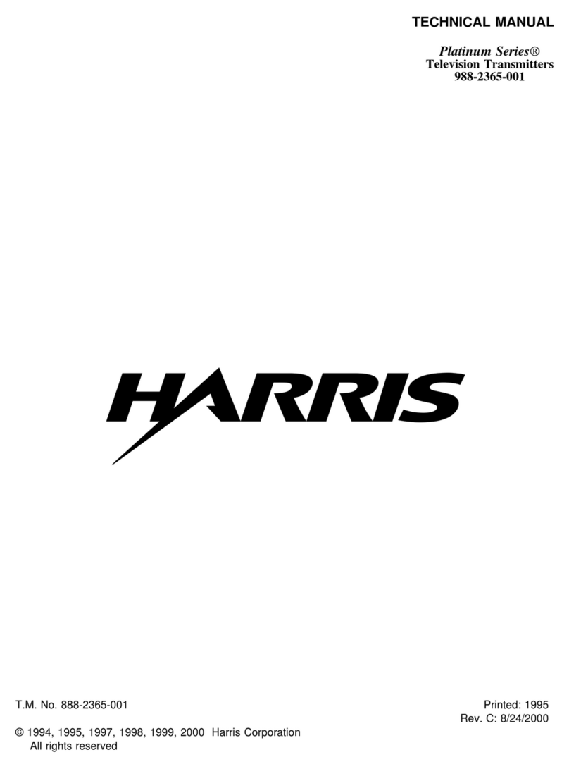 Harris Platinum Series User manual