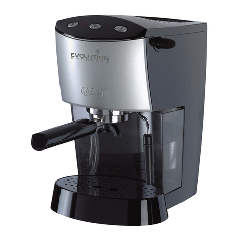 Gaggia Evolution Espresso operating instructions