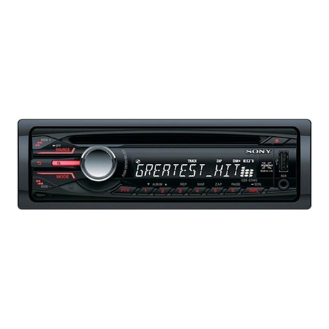 Sony CDX-GT522U operating instructions