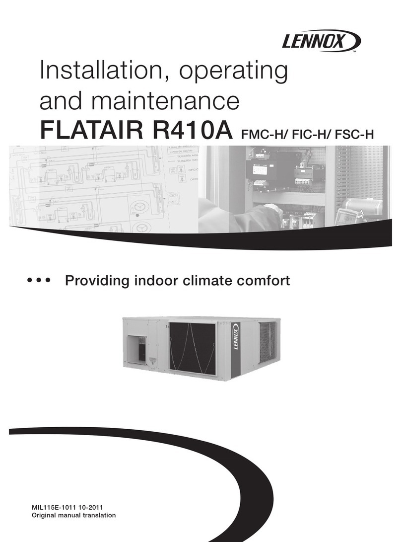 Lennox FLATAIR FMC-H User manual