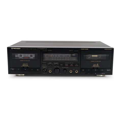 Pioneer CT-W630R User manual