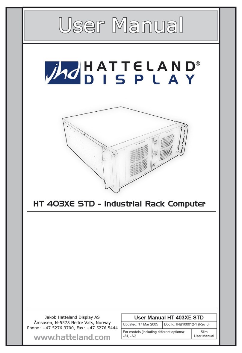 Hatteland HT 403XE STD User manual