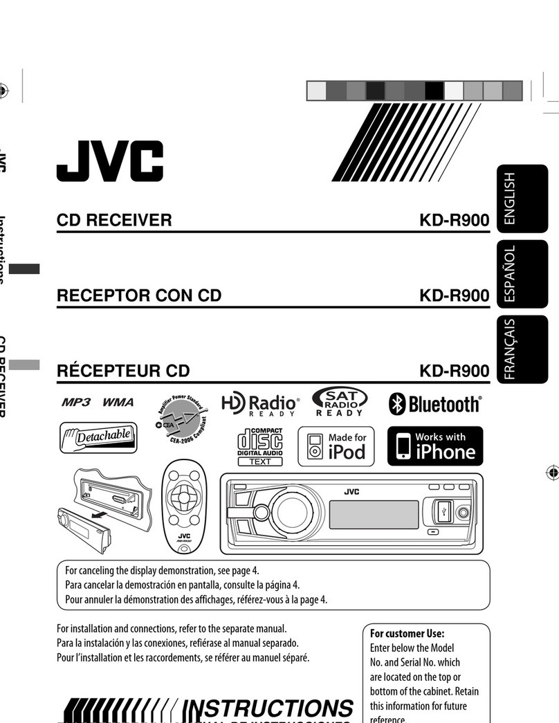 JVC KD-R900 User manual