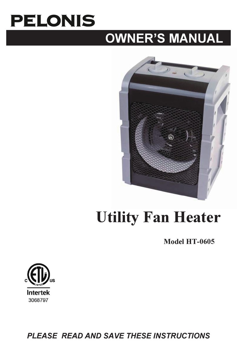Pelonis HT-0605 owner's manual