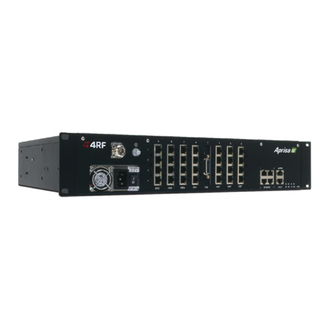 4RF Aprisa XE User manual