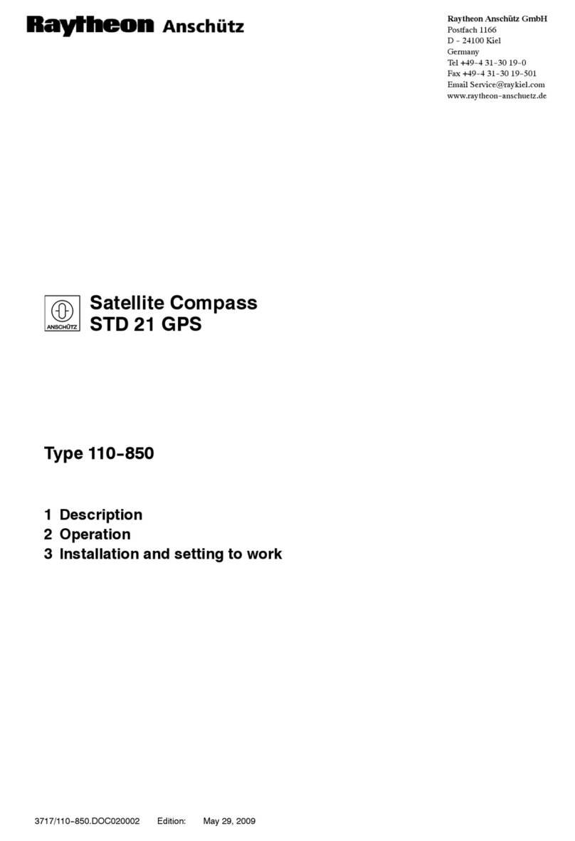 Raytheon STD 21 GPS Operation manual