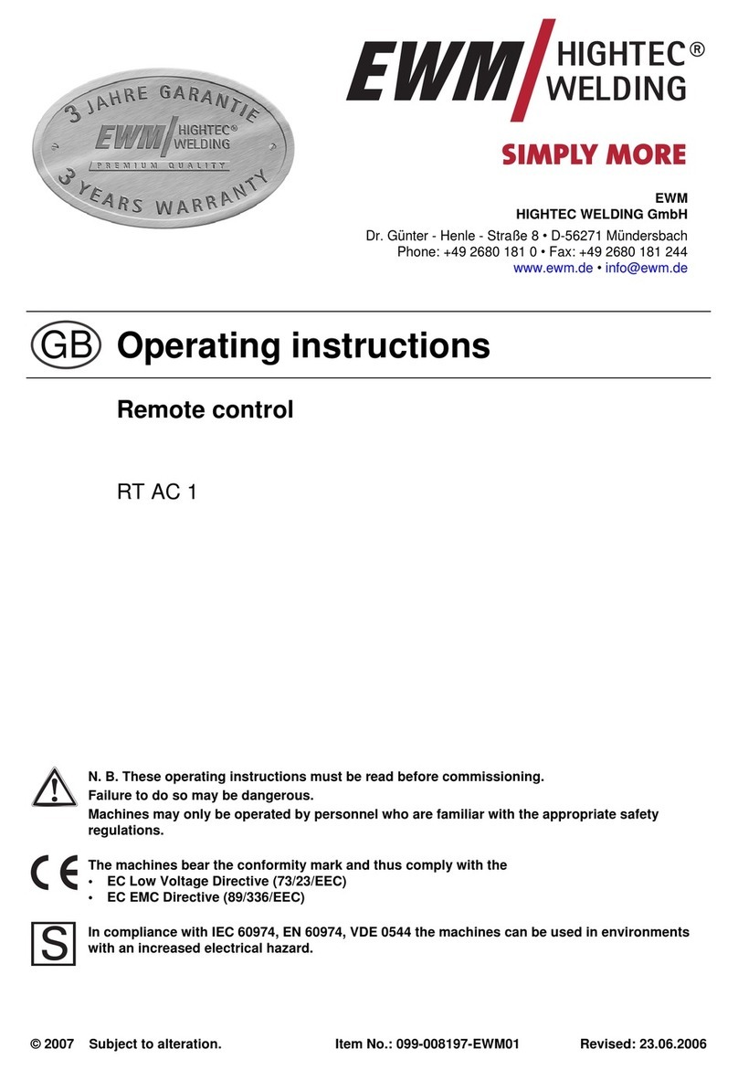 EWM RT AC 1 User manual