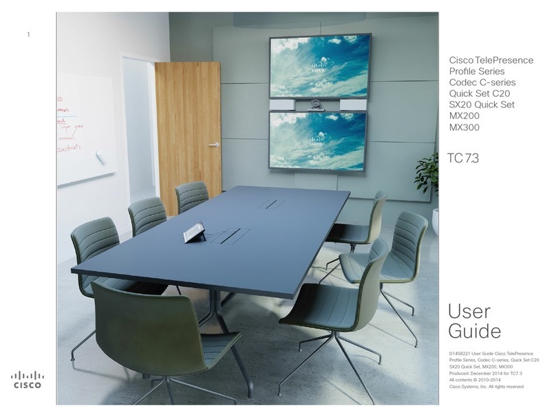 Cisco Telepresence MX200 User manual