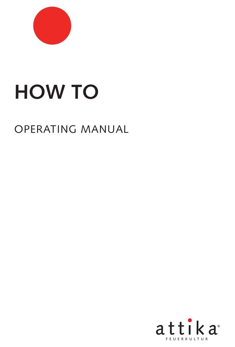 attika Fireplace User manual