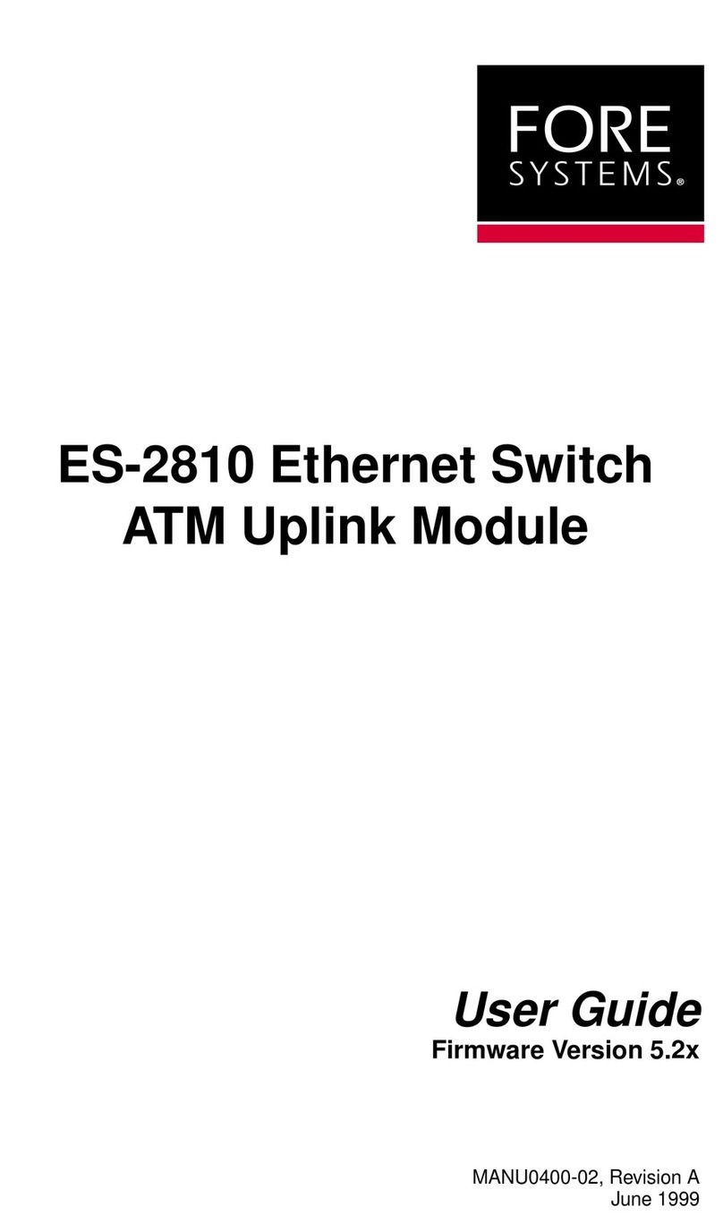 Fore Systems ES-2810 user guide
