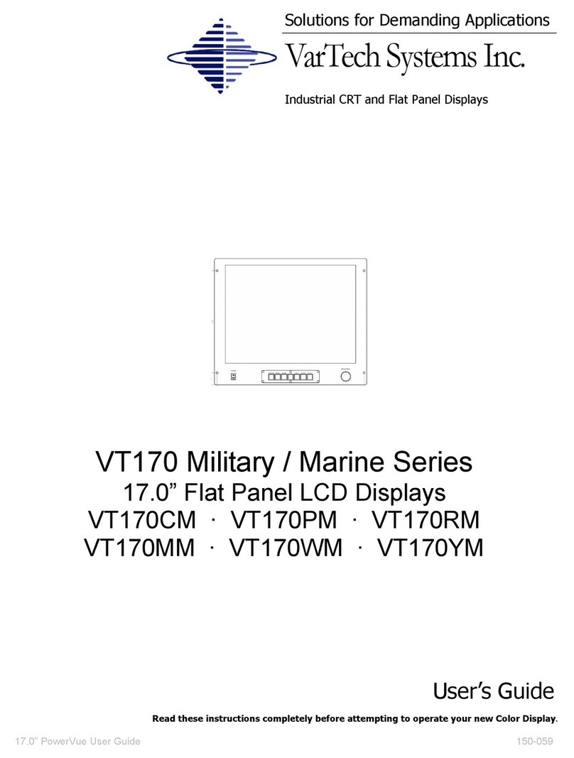 VarTech Systems VT170CM user guide
