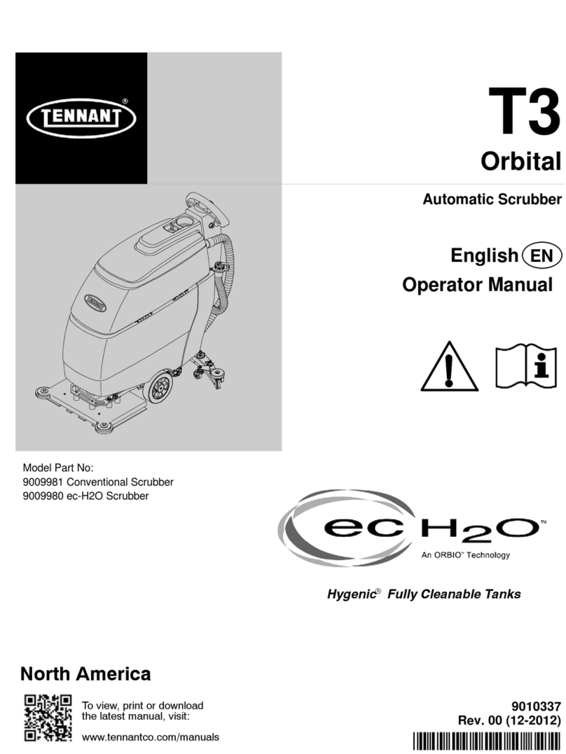 Tennant T3 Operator's manual