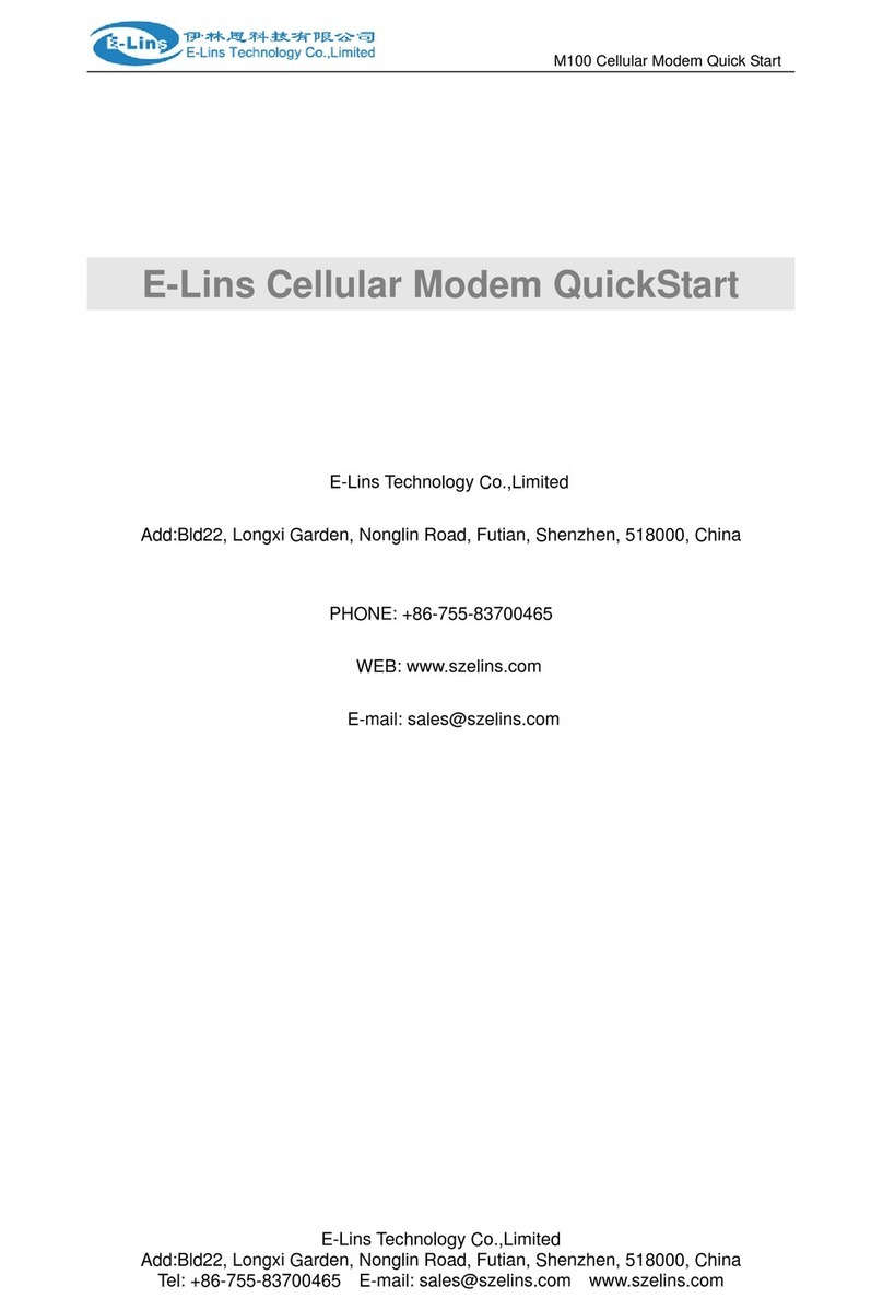 E-Lins M100 quick start
