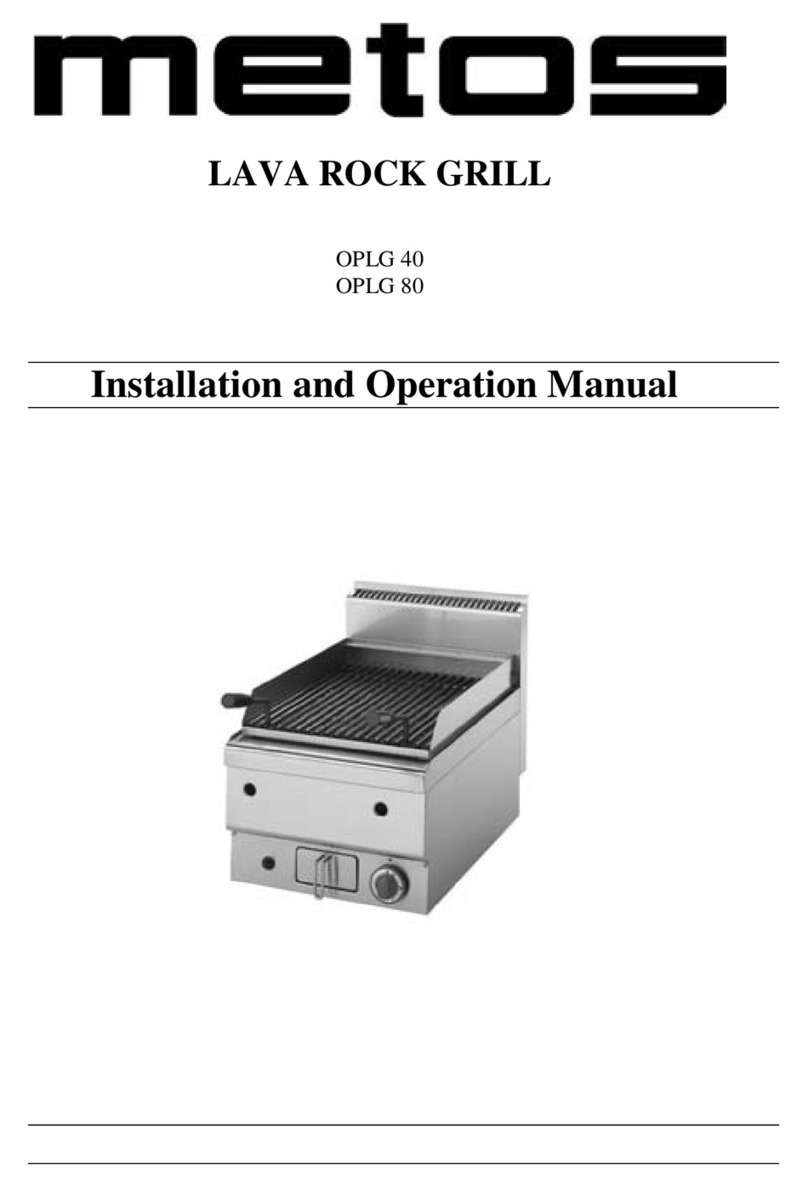Metos OPLG 40 User manual
