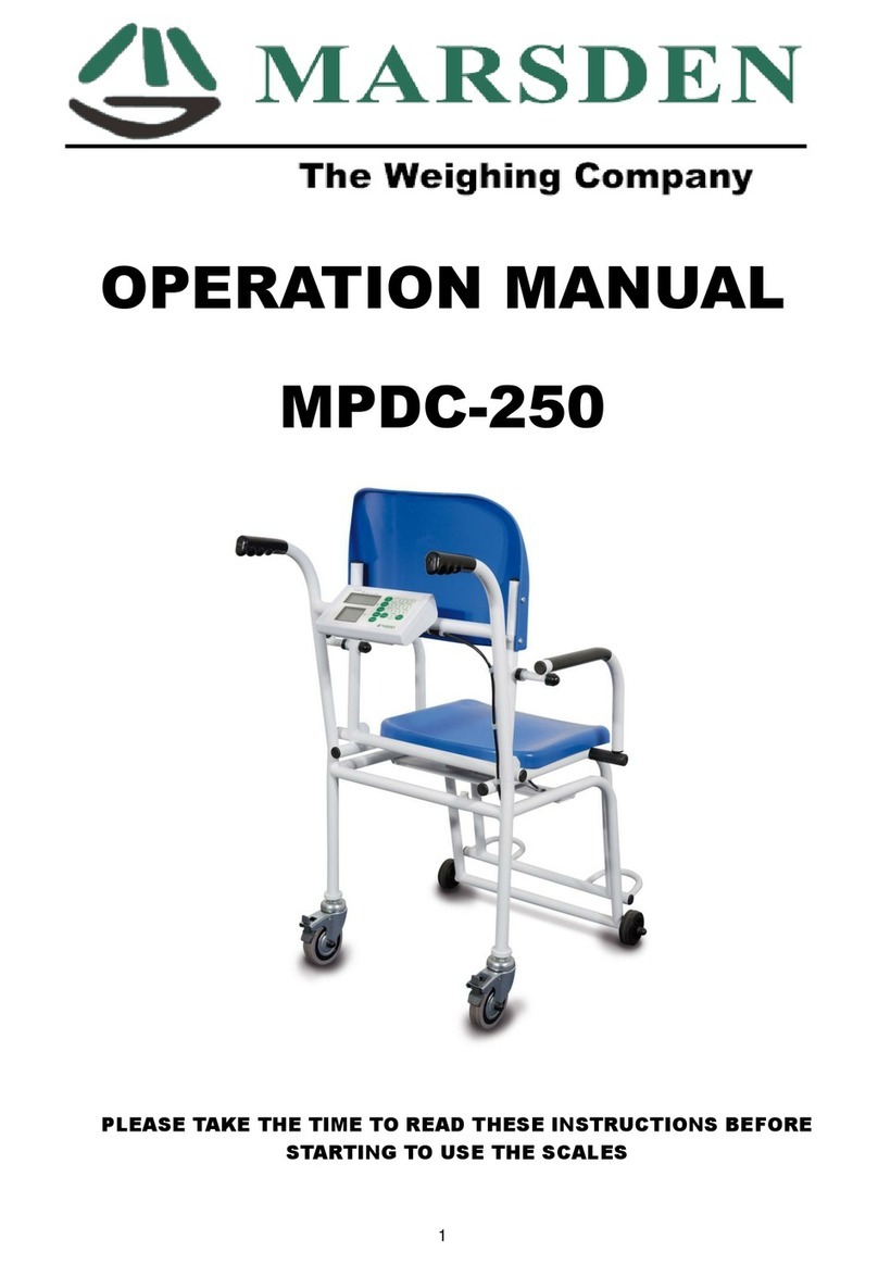 marsden MPDC-250 User manual