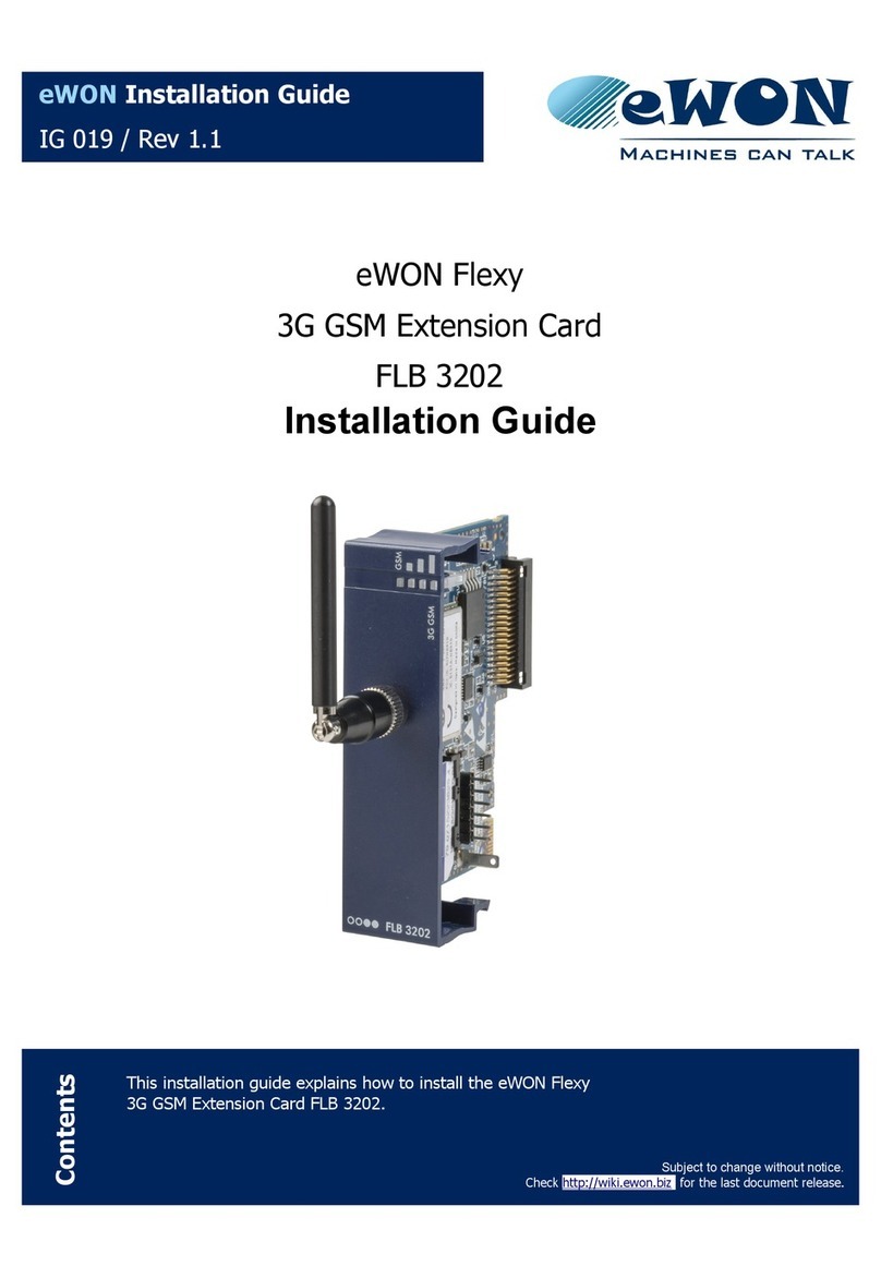 eWON FLB 3202 User manual