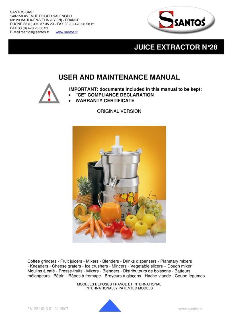 Santos 28 Operating instructions Santos 28 Operating instructions
