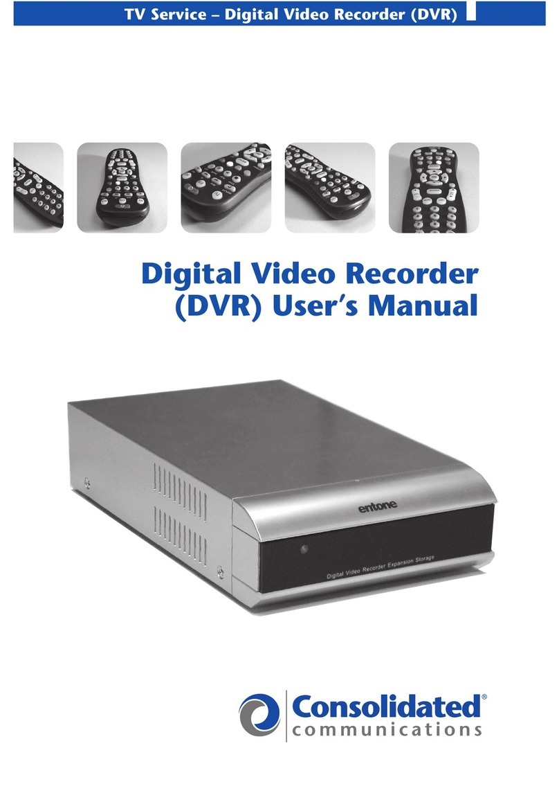 Consolidated Digital Video Recorder user manual
