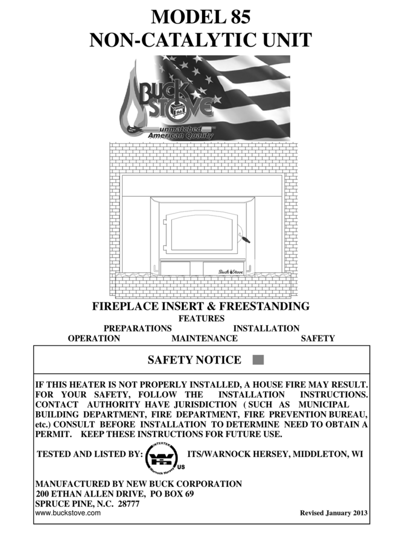New Buck Corporation 85 User manual New Buck Corporation 85 User manual