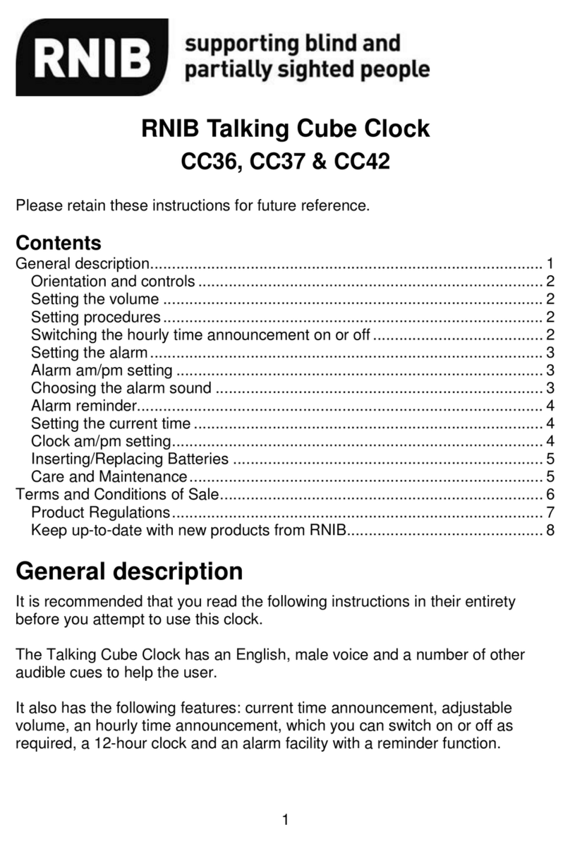 RNIB CC36 User manual