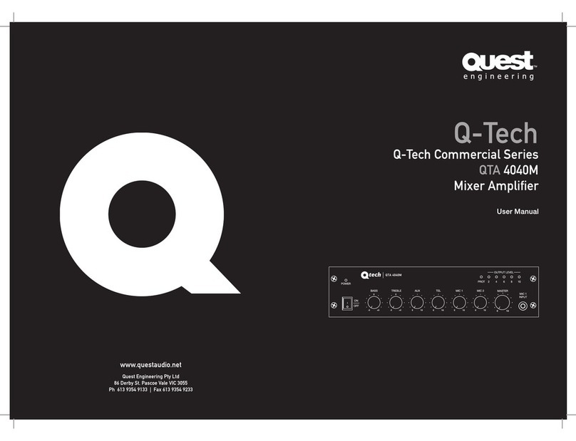 Quest Engineering Q-Tech QTA 4040M User manual