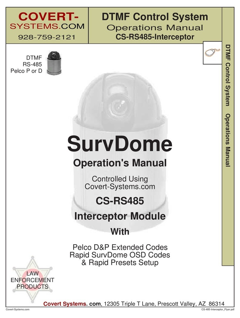 Covert Systems SurvDome User manual