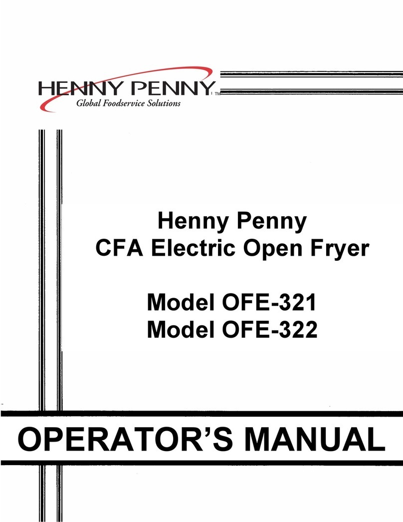 Henny Penny OFE-321 Operator's manual