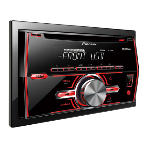 Pioneer FH-X360UB owner's manual