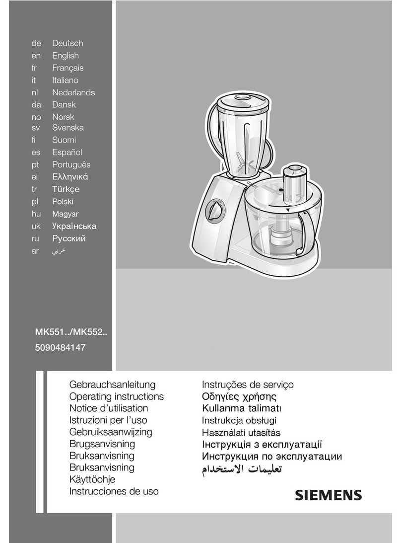 Siemens MK551 series User manual