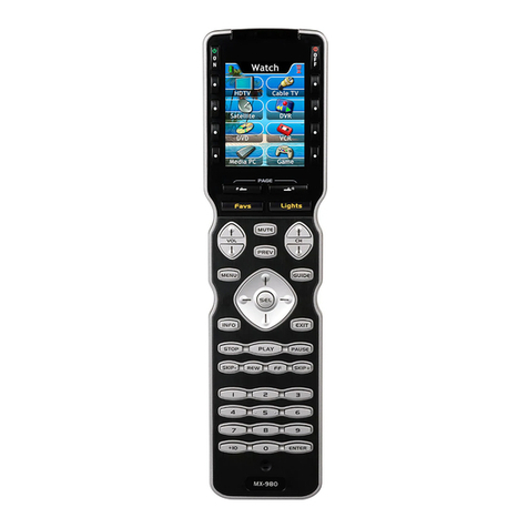URC MX-980 User manual