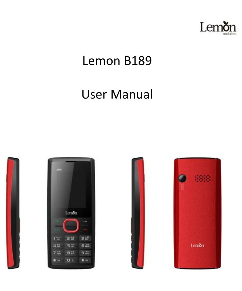 Lemon B189 user manual