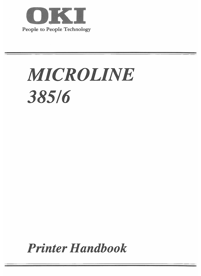 Oki MICROLINE 385/6 User manual