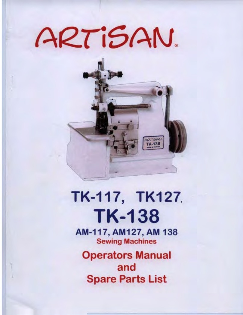 artisan TK-117 Operator's manual